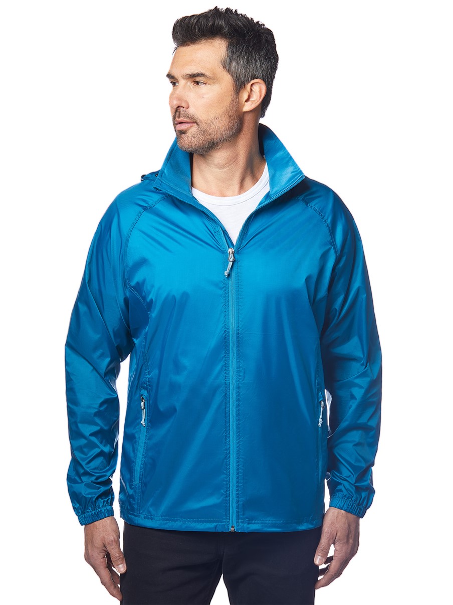 Men's Lightweight Nylon Windbreaker Wind & Water Resistant Jacket