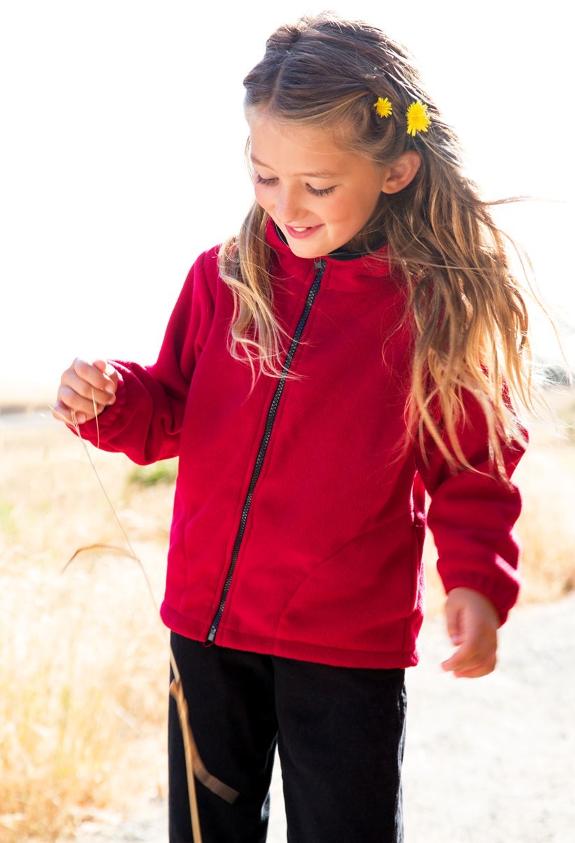 Kids' Polar Fleece Jacket - All in Motion™ Red L - Yahoo Shopping